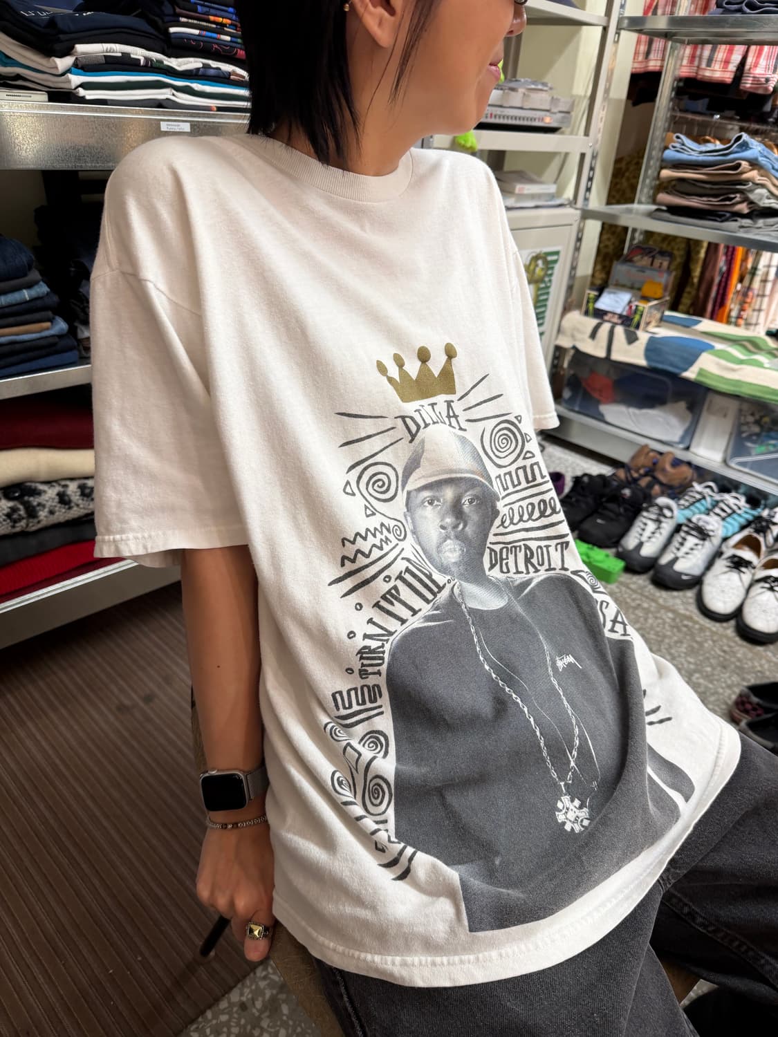 Stussy X J Dilla Turn It Up 2013ss 티셔츠 상품이미지4