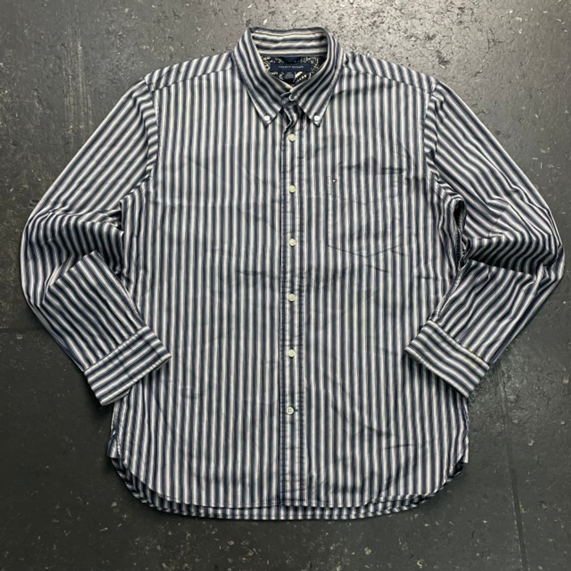 100 타미힐피거 스트라이프 셔츠  상품이미지1