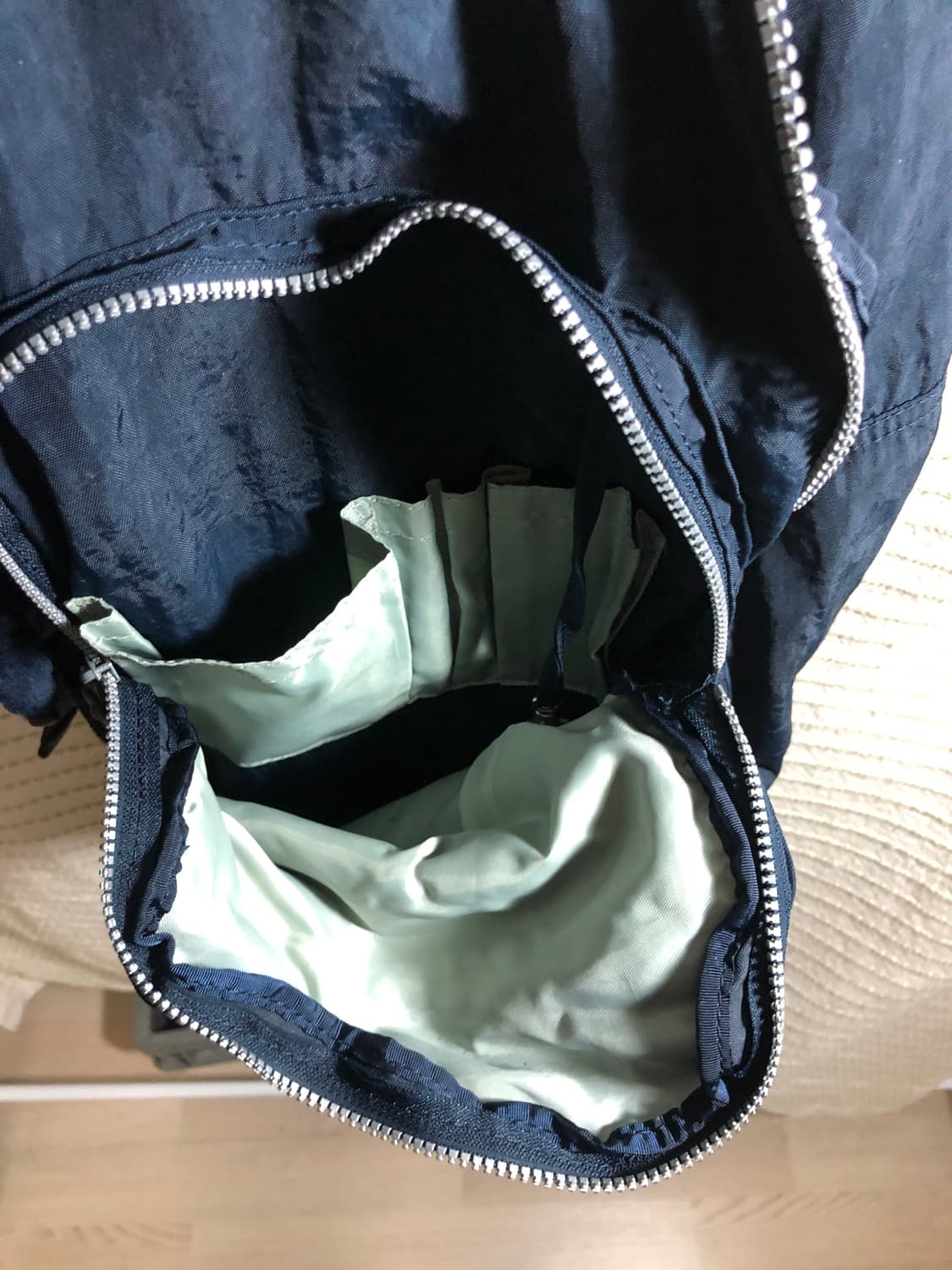 빈티지 키플링 Y2K 네이비 백팩 책가방 노트북가방 상품이미지4