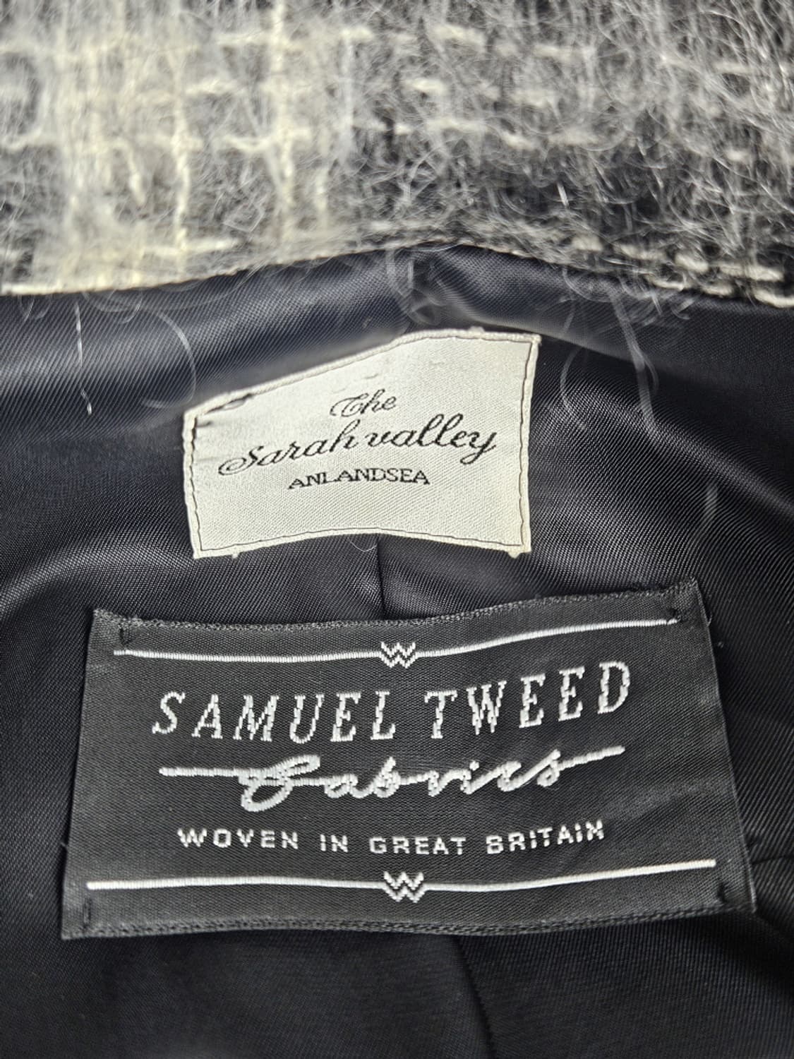 사무엘 트위드 패브릭스 모헤어 플래드 코트 (상세설명참조) / 10342 상품이미지8