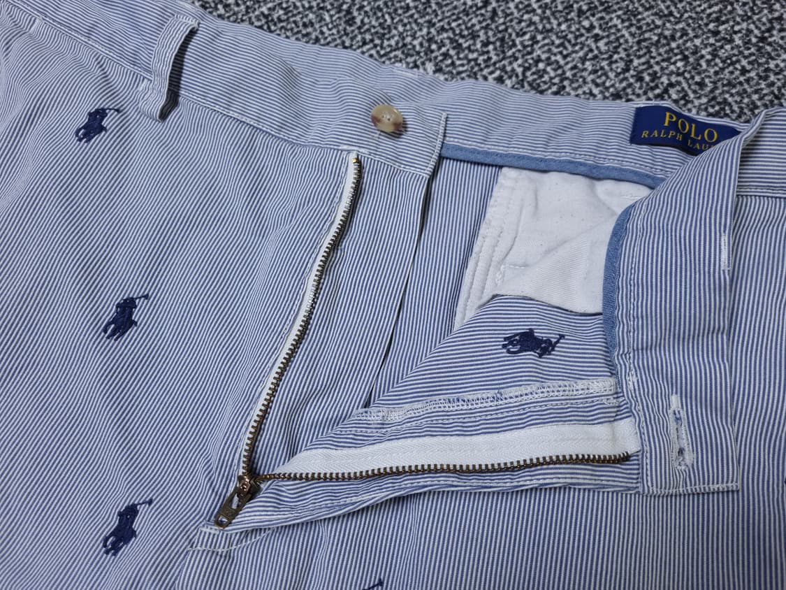 [무료배송][36]폴로 남성용 시어서커 멀티 포니 자수 반바지 상품이미지5