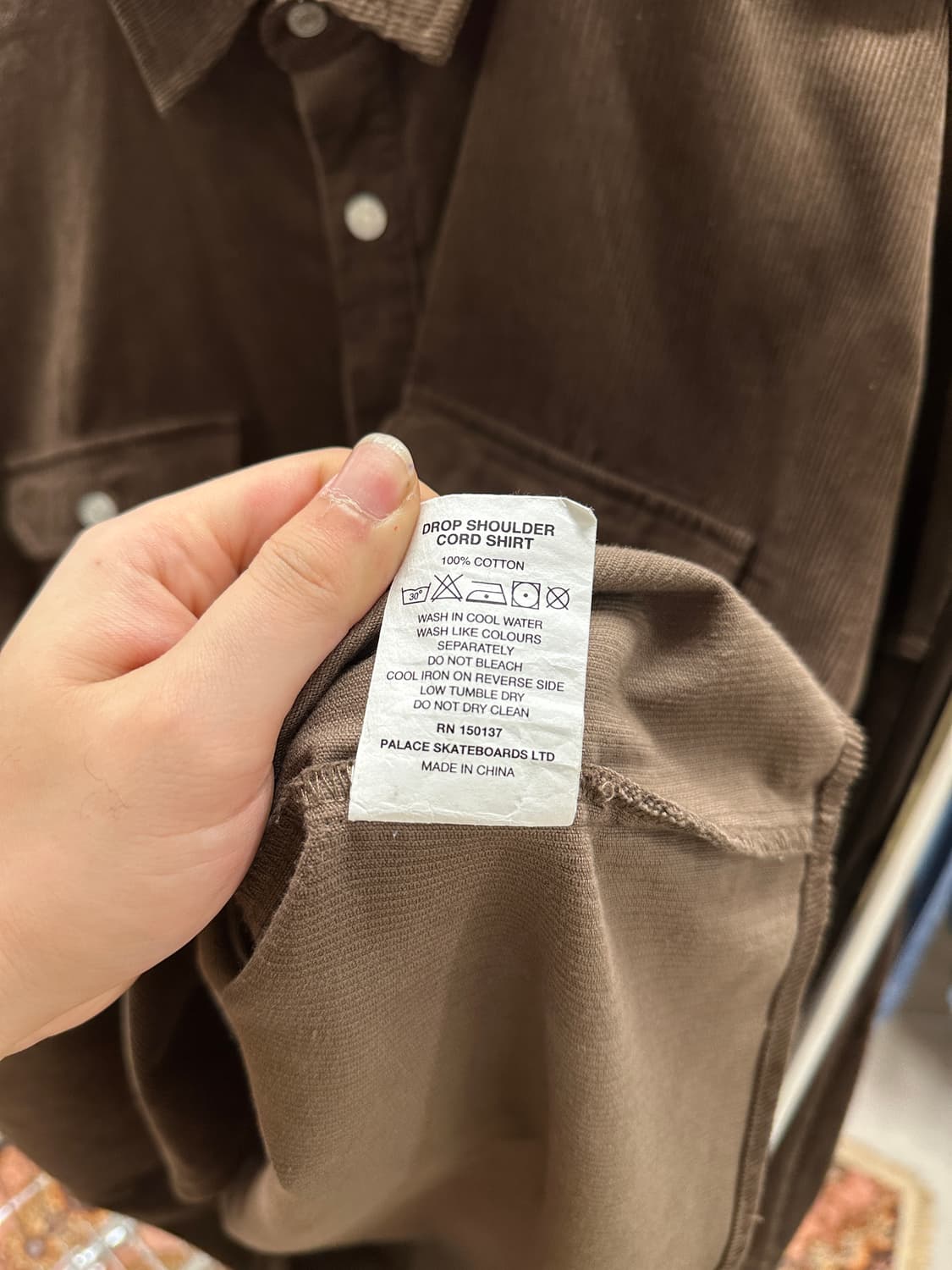 팔라스 드롭숄더 코듀로이 셔츠  상품이미지6