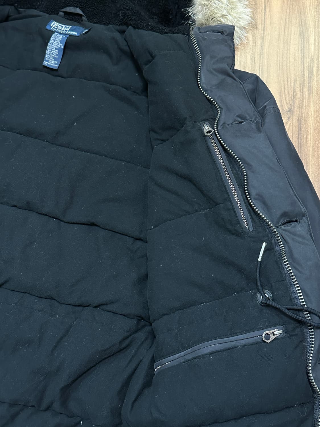 90s 폴로 랄프로렌 밀리터리 콜드파카 S 상품이미지5