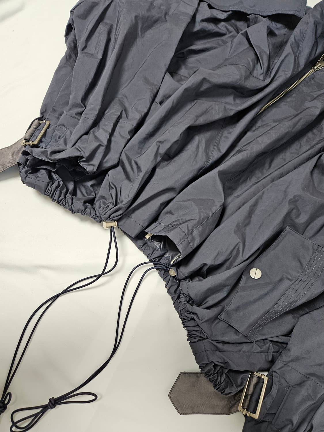 시스템 SYSTEM 한섬 스트링 바람막이 후드자켓 여성82 (거의새상품) 상품이미지4