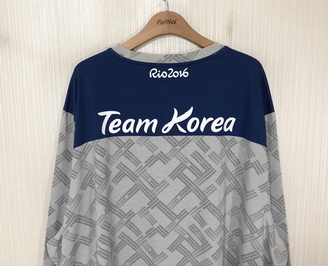 노스페이스 팀코리아 리우올림픽국대 빅사이즈 티셔츠 8XL(140) 상품이미지9