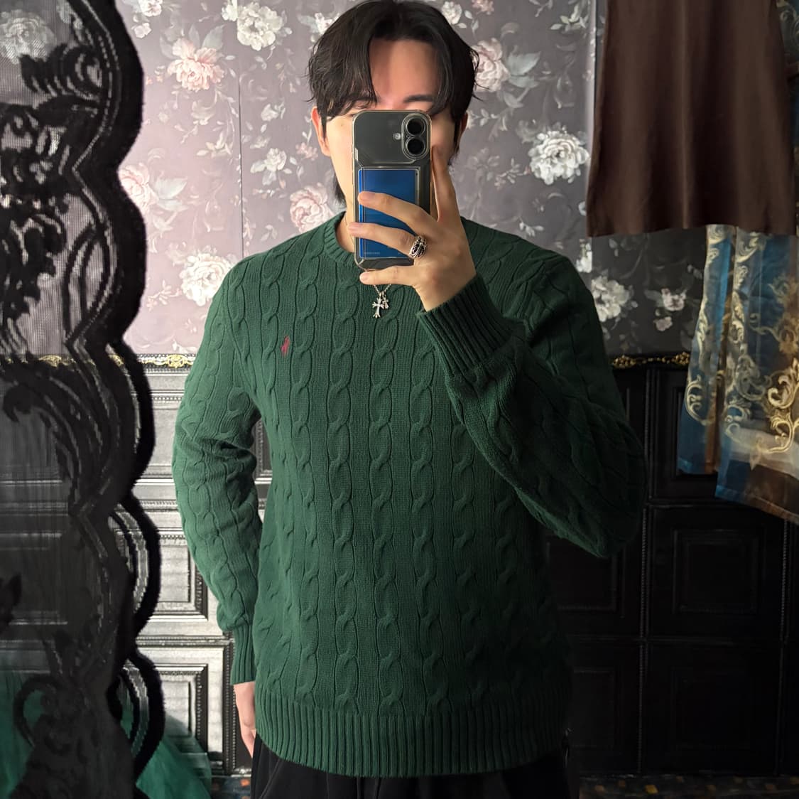 a141) 폴로랄프로렌 포니 케이블 니트 상품이미지1
