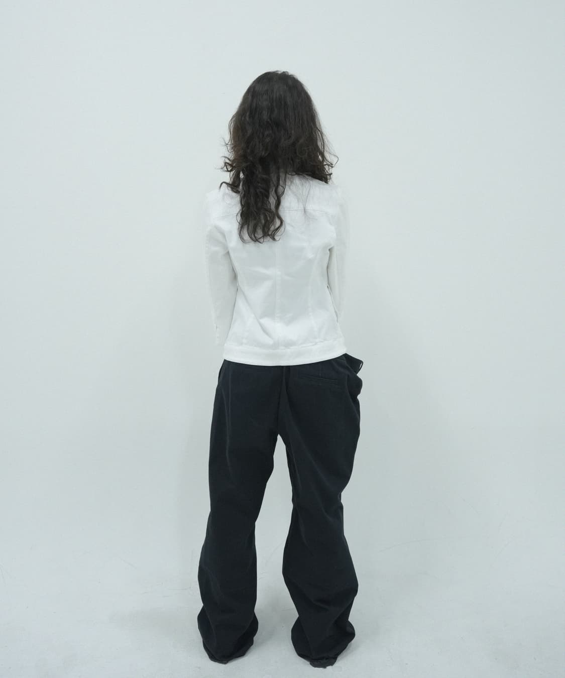 코튼 자켓 white cotton jacket 상품이미지3