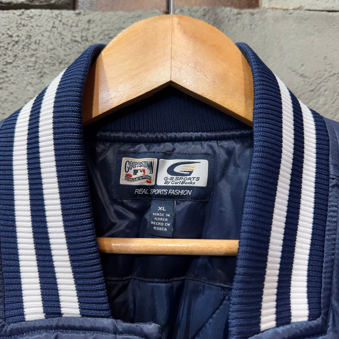 90s 쿠퍼스타운 컬렉션 G3 뉴욕 양키즈 베이스볼 점퍼 (XL) 상품이미지6