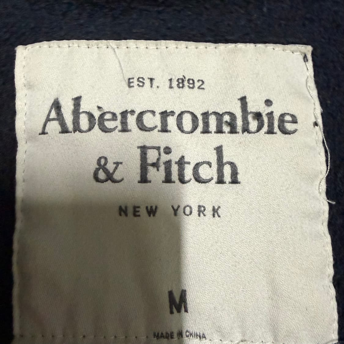 아베크롬비 네이비 후드집업 m 상품이미지3