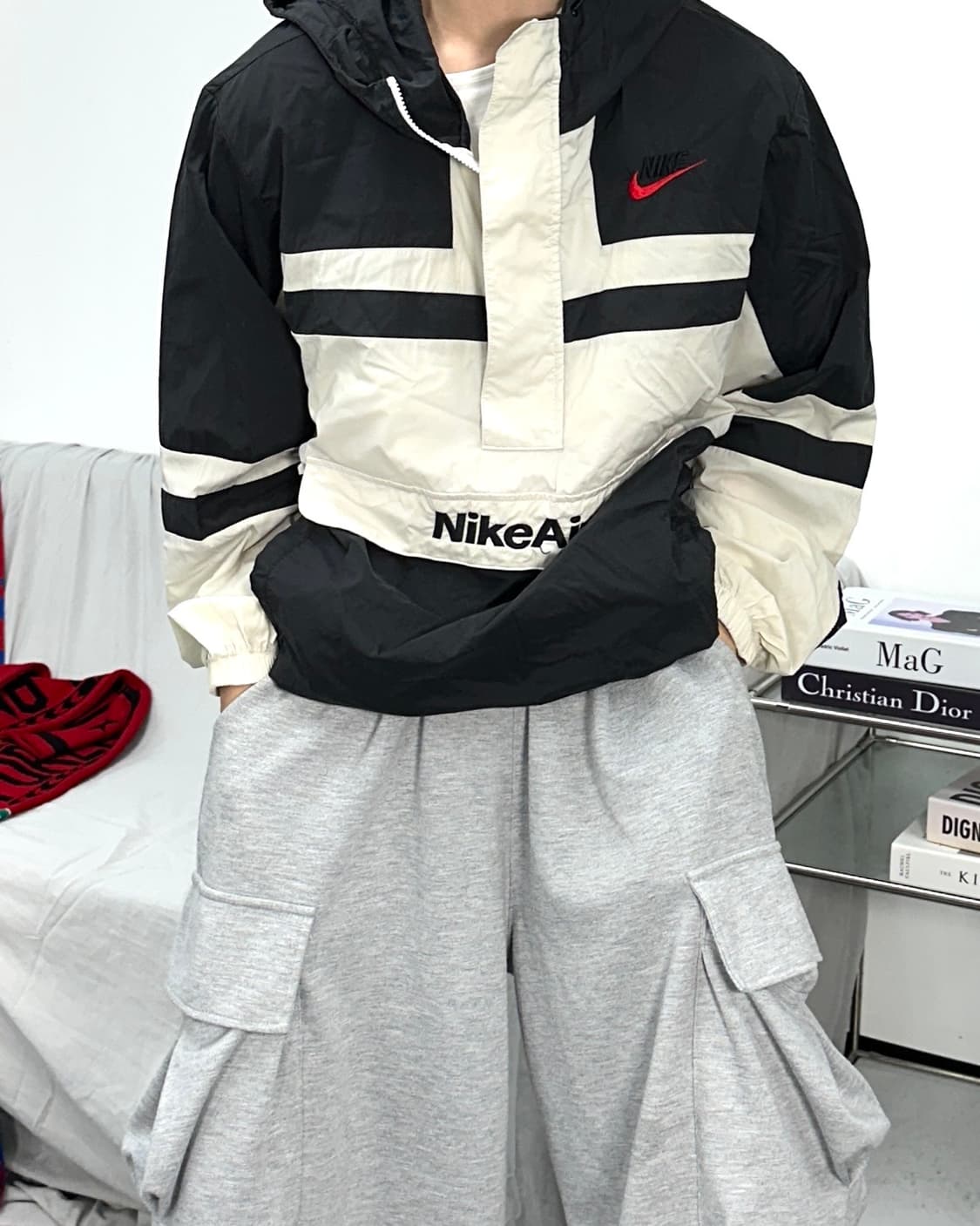 나이키 에어 우븐 아노락 바람막이 자켓 상품이미지1