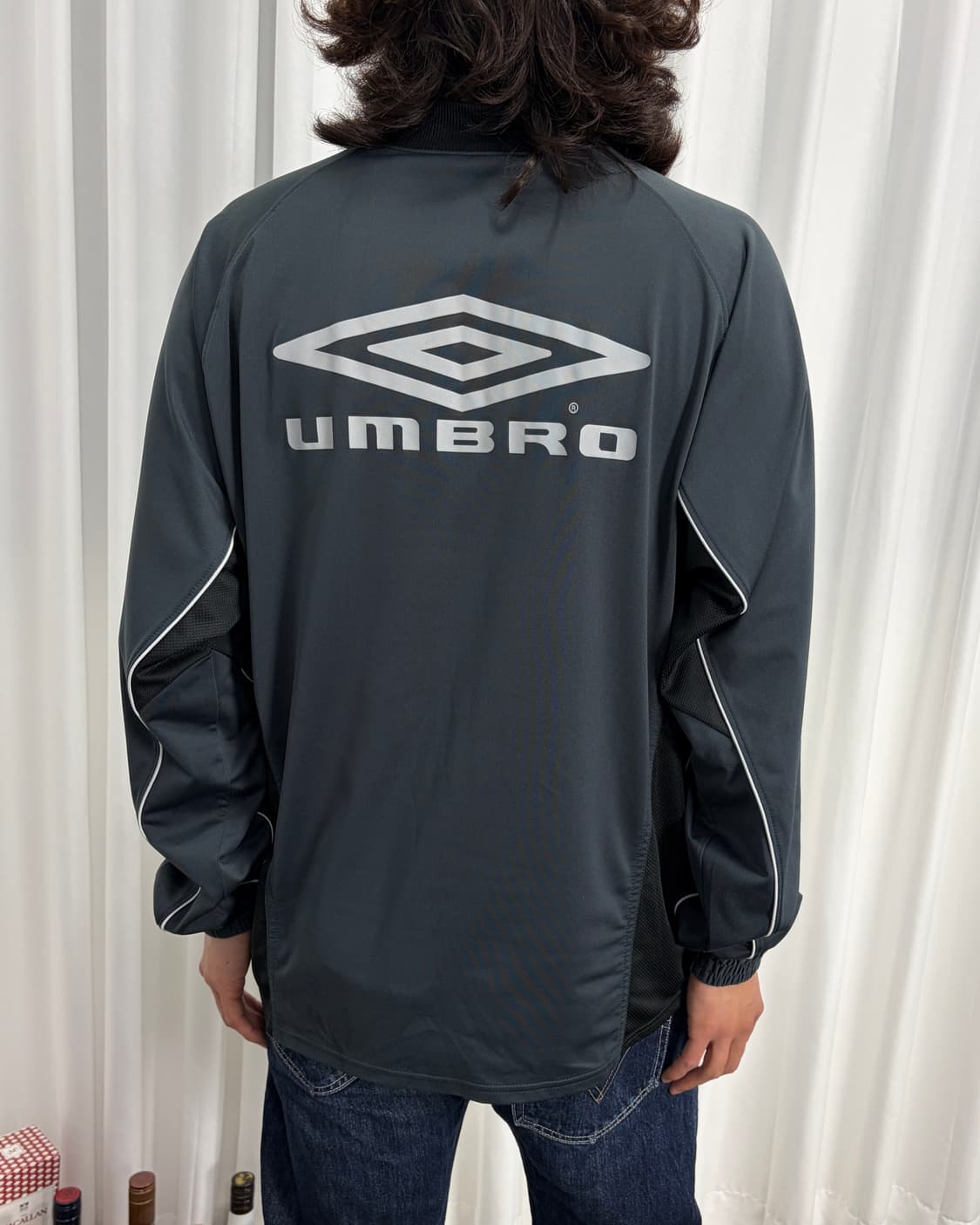 [L]엄브로 UMBRO 로고 피스테 웜업 져지 상품이미지2