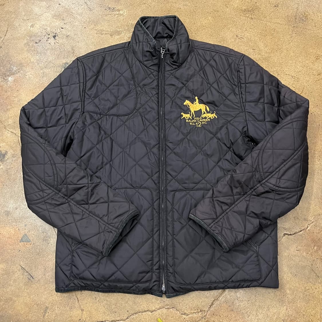 [정품/L] 폴로 랄프로렌 블랙 퀼팅 양면 자켓 b14 상품이미지2
