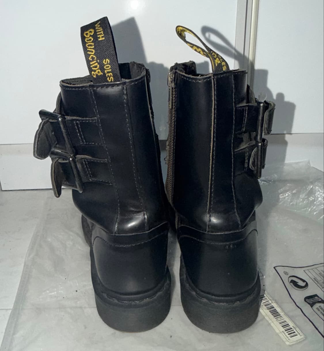 [Dr. Martens] 닥터마틴 BROCK 스트랩 바이커 부츠 UK6 상품이미지3