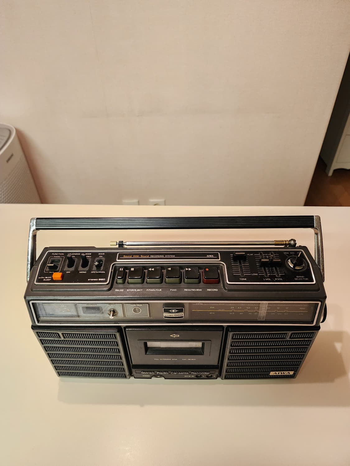 70년대 AIWA  빈티지 스테레오 라디오 카세트 상품이미지3