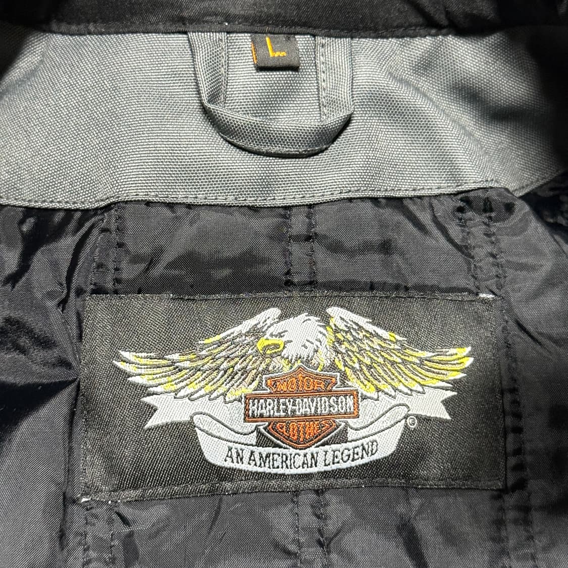 할리데이비슨 Pre-Luxe 빅 자수 패치 배색 라이딩 기어 자켓 상품이미지8