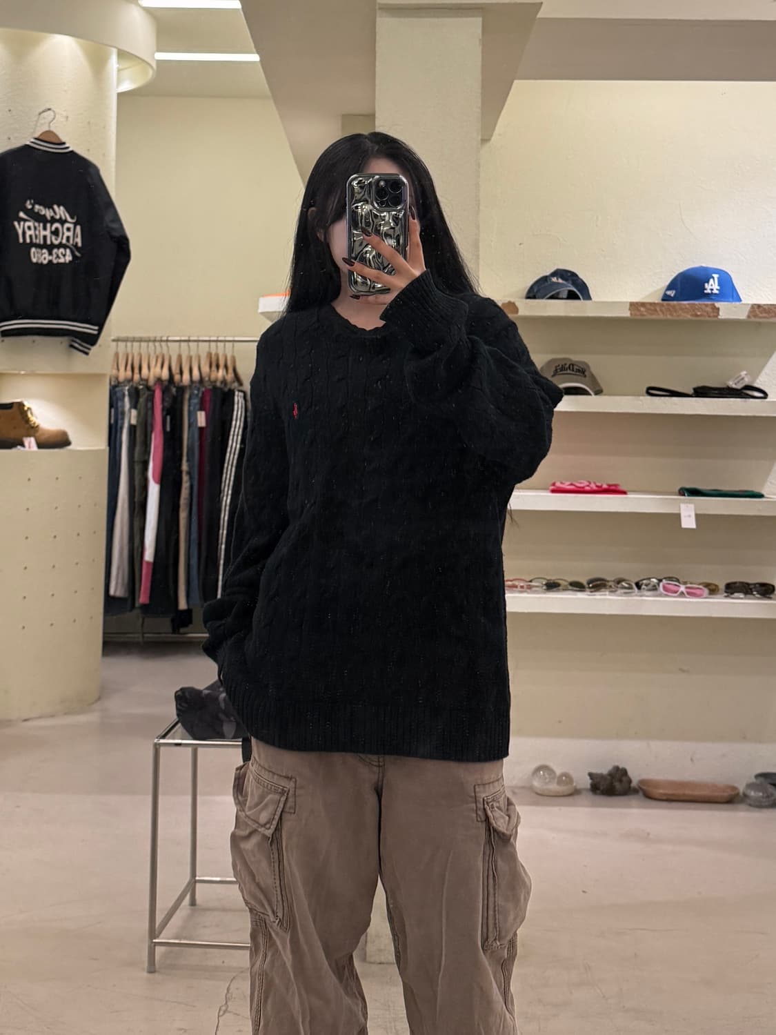 폴로 랄프로렌 케이블 니트 스웨터 U1220 상품이미지1