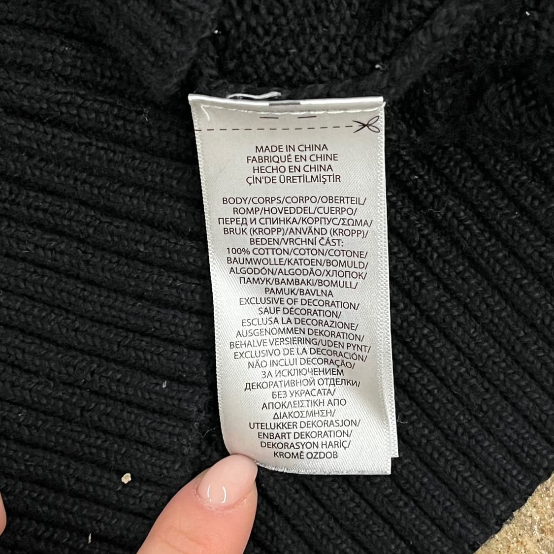 폴로 랄프로렌 블랙 니트 상품이미지6