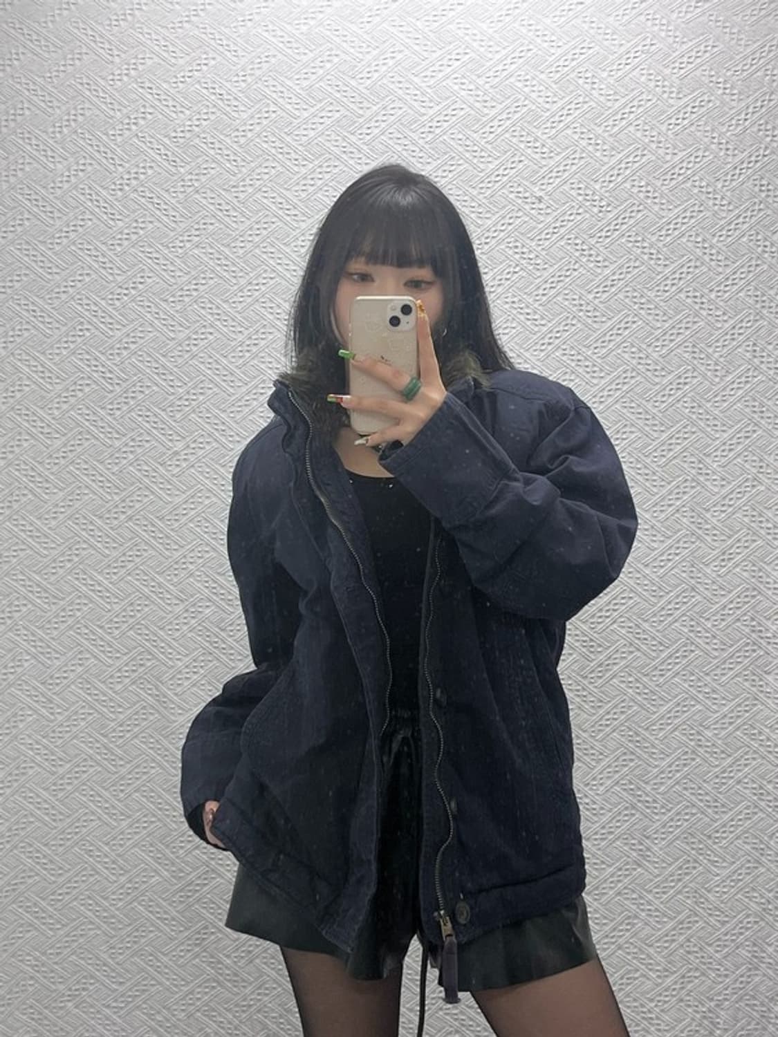 아베크롬비 울프죠 빈티지 모던 주얼 털 자켓 L C09491 상품이미지1