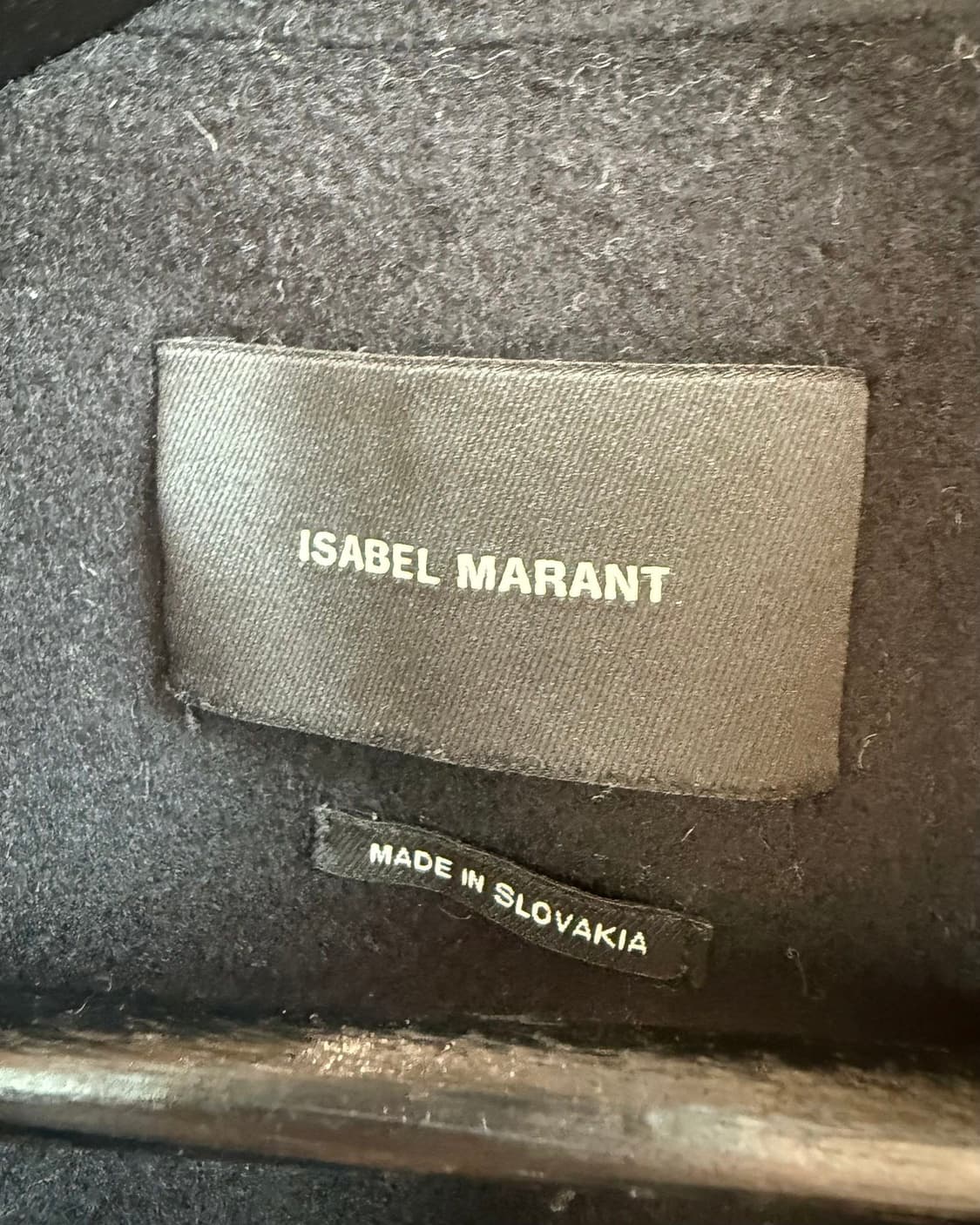 이자벨마랑 블랙 캐시미어 혼방 롱 코트 상품이미지8