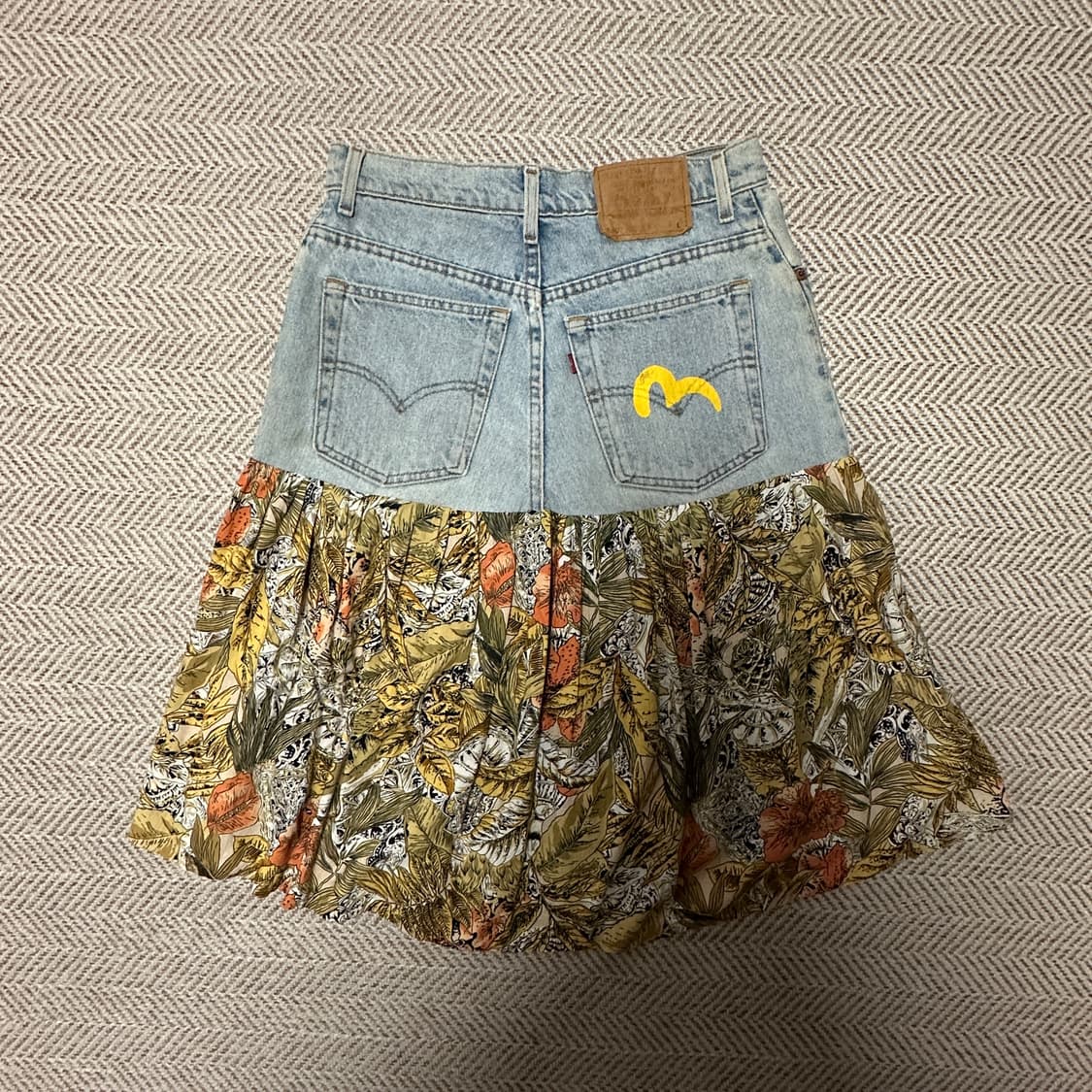 LEVI'S 90's usa made rework skirt 상품이미지2