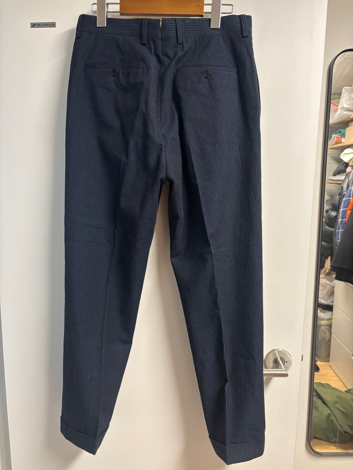 [30] RRL 스트라이프 헤링본 팬츠 인디고 상품이미지2