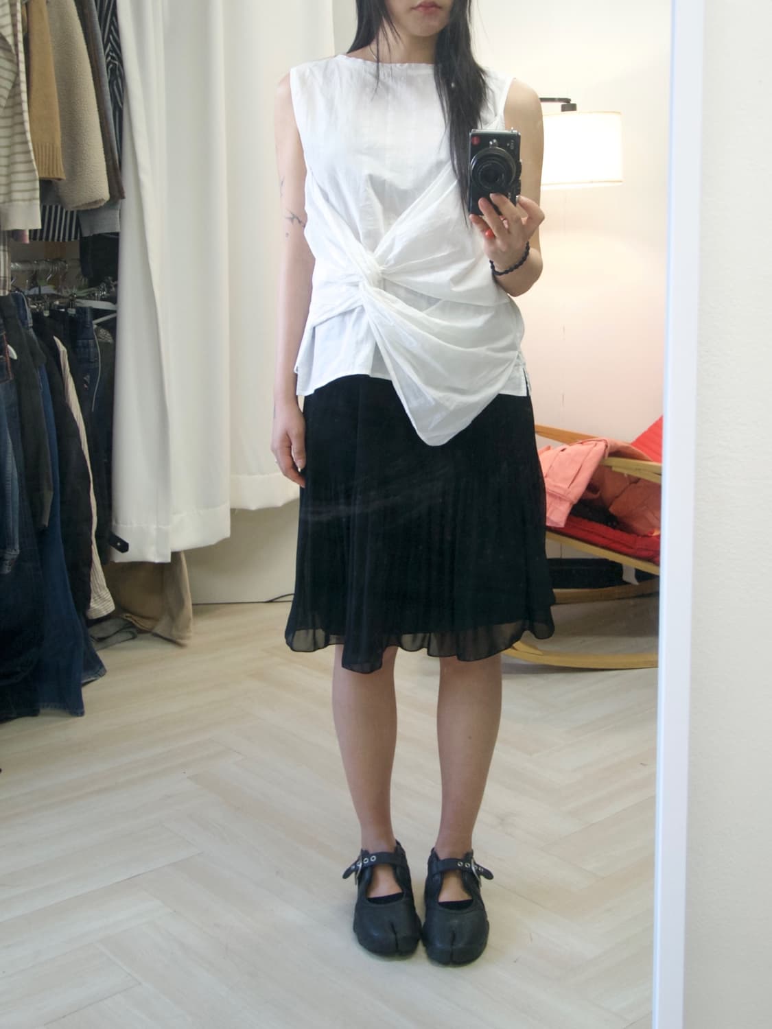[AuieF] twist sleeveless cotton top 상품이미지2