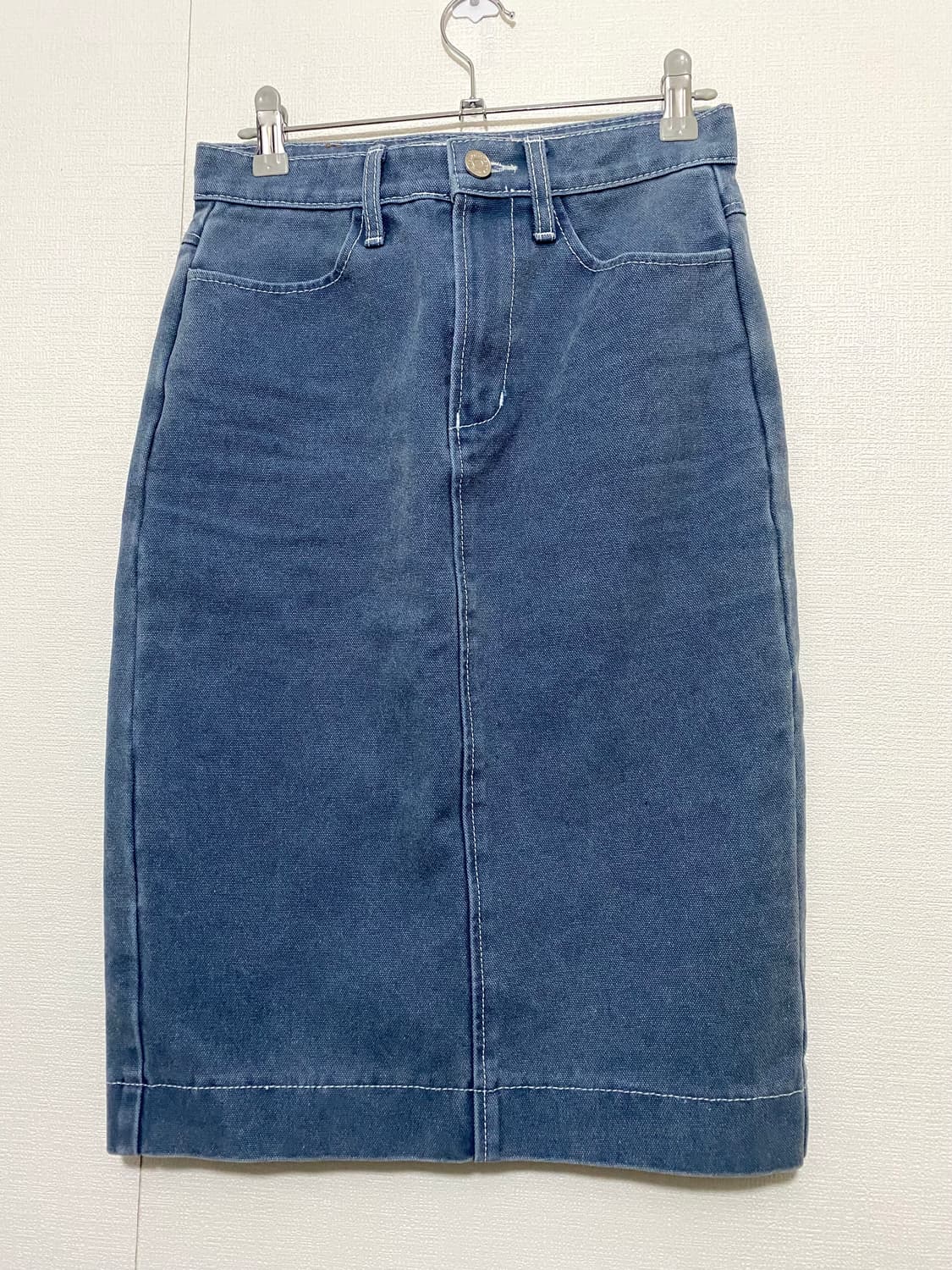 그로브 데님 스커트 상품이미지3