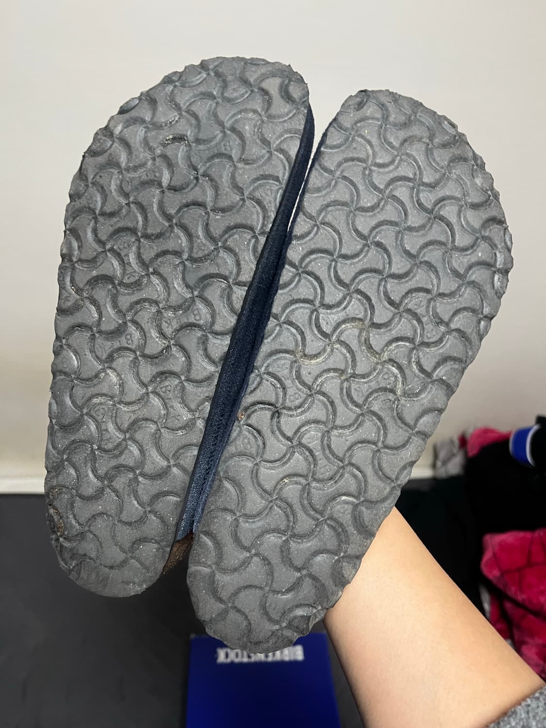 버켄스탁 보스턴 소프트 풋베드 미드나잇 블루 - 레귤러 42 판매 상품이미지7