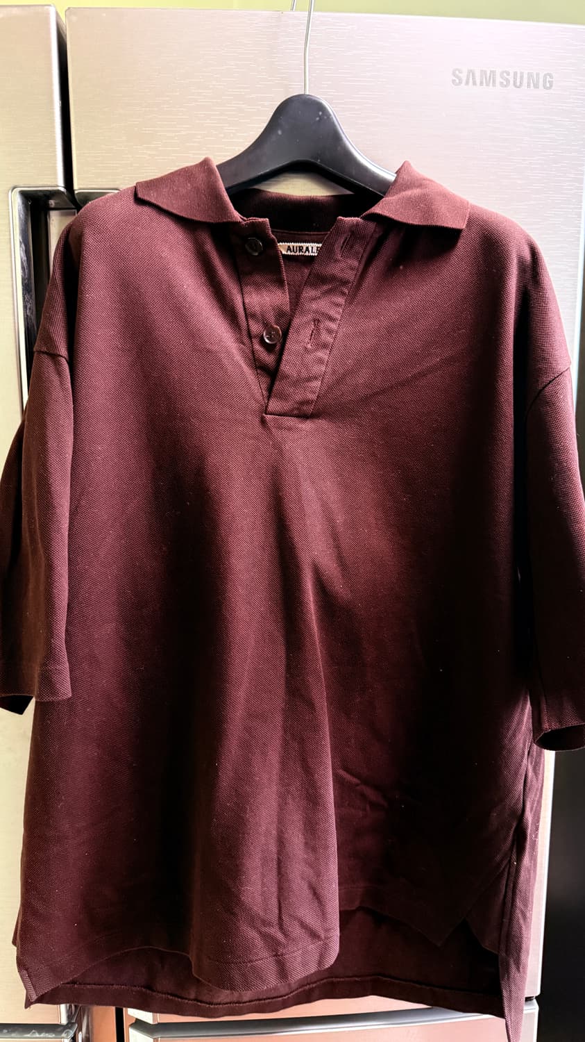 [auralee]오라리 카라 반팔티셔츠 팝니다 상품이미지1