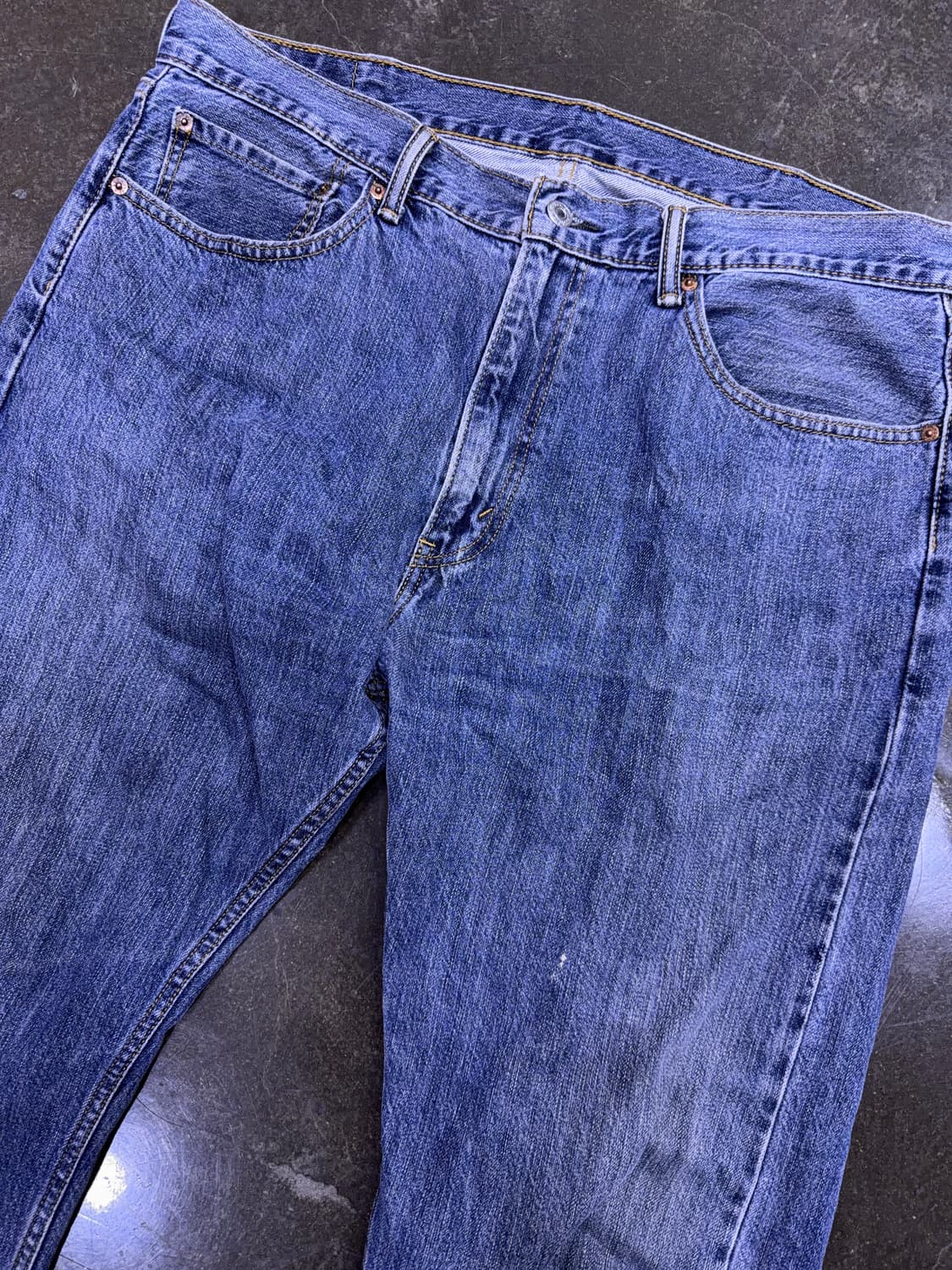 리바이스 00's 505 레귤러 스트레이트핏 빈티지 워싱 데님팬츠 38 상품이미지3