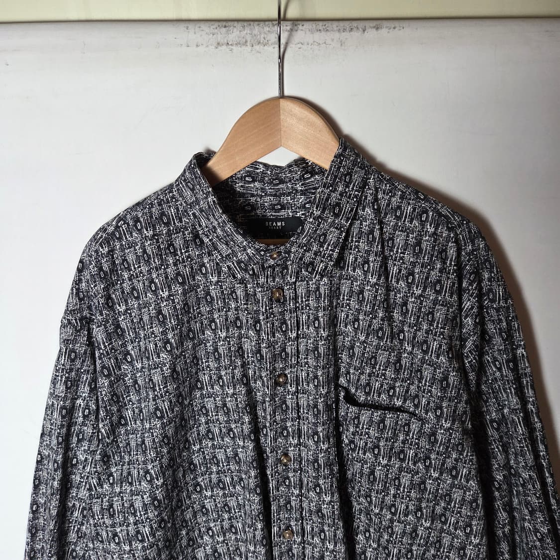 [Beams heart] 빔즈 자카드 패턴 셔츠 상품이미지3