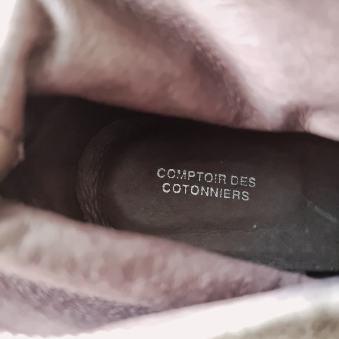 꼼뜨와데꼬또니에 스웨이드 앵클부츠 웨지힐 구두 (38/250) 상태완벽 상품이미지8