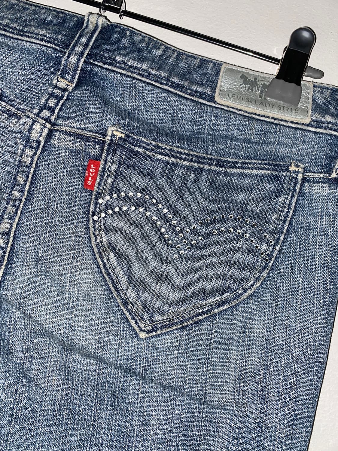 ꒰ঌ 리바이스 y2k 큐빅 부츠컷 팬츠 ໒꒱ 상품이미지4