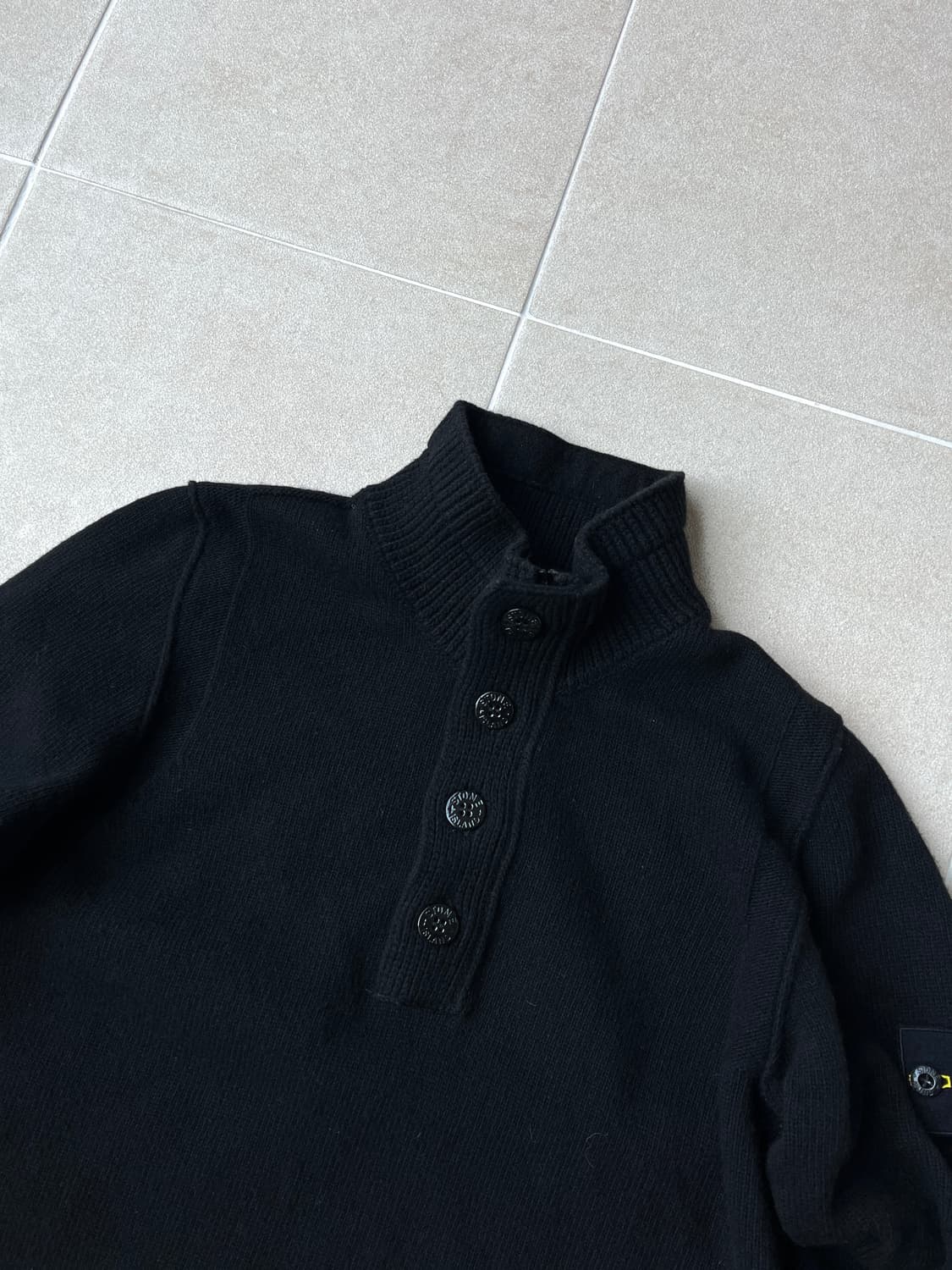 Stone island half button knit 상품이미지3