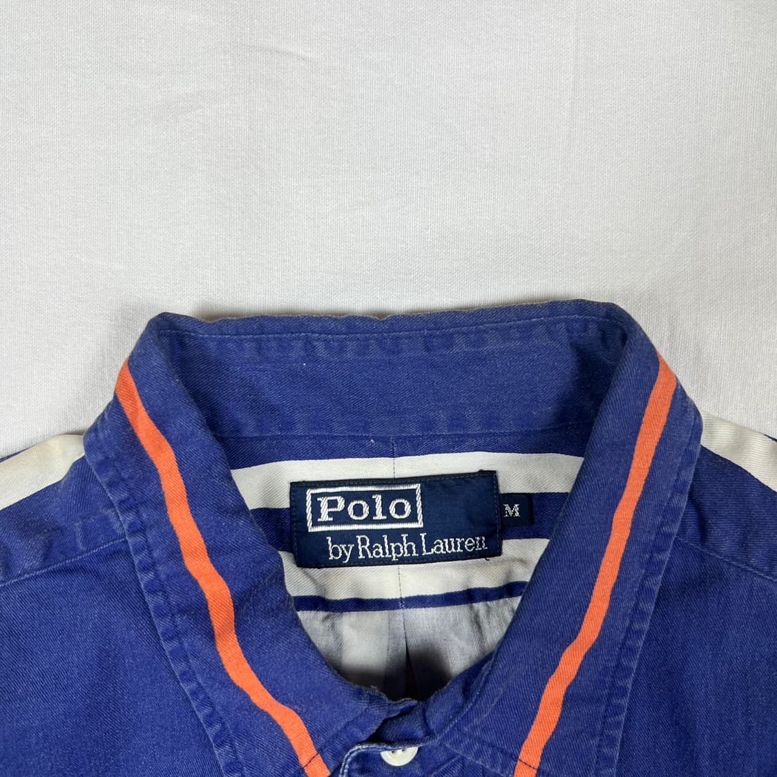 90’s 폴로랄프로렌 og cp-93 스트라이프 반팔셔츠 상품이미지5