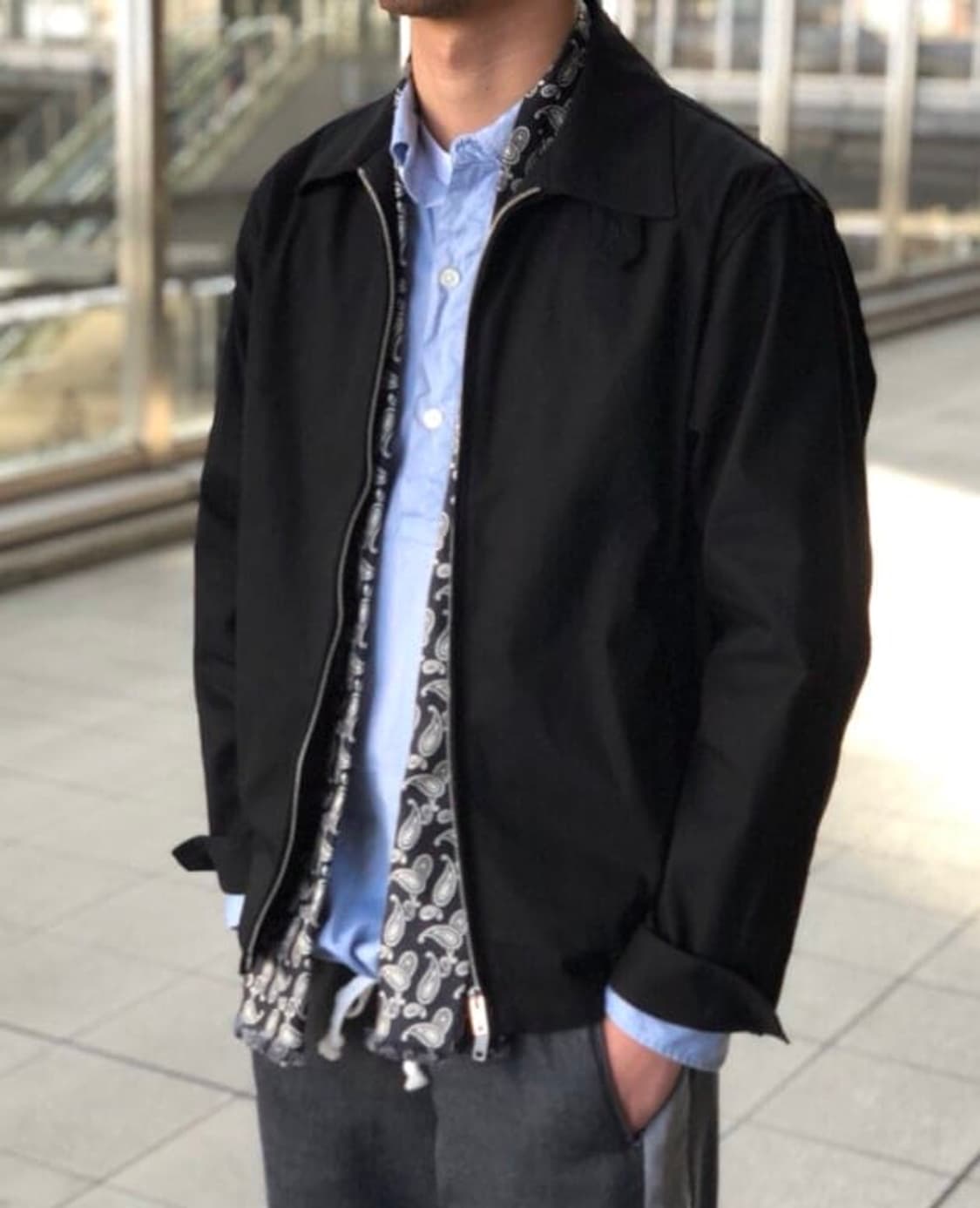 BEAMS PLUS Cotton Twill Zip Blouson 상품이미지2