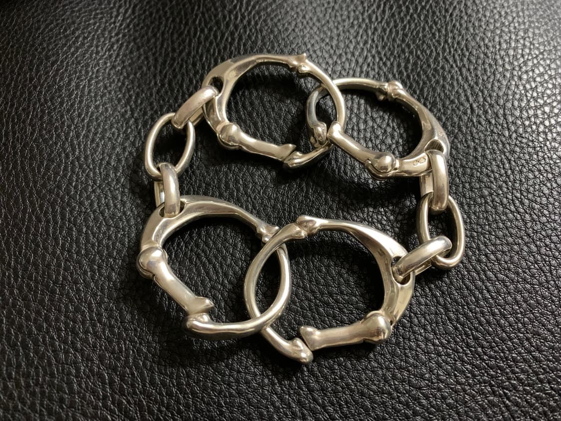 [L] 타키히로미야시타 솔로이스트 본 쉐입 브레이슬릿 팔찌 soloist 상품이미지2