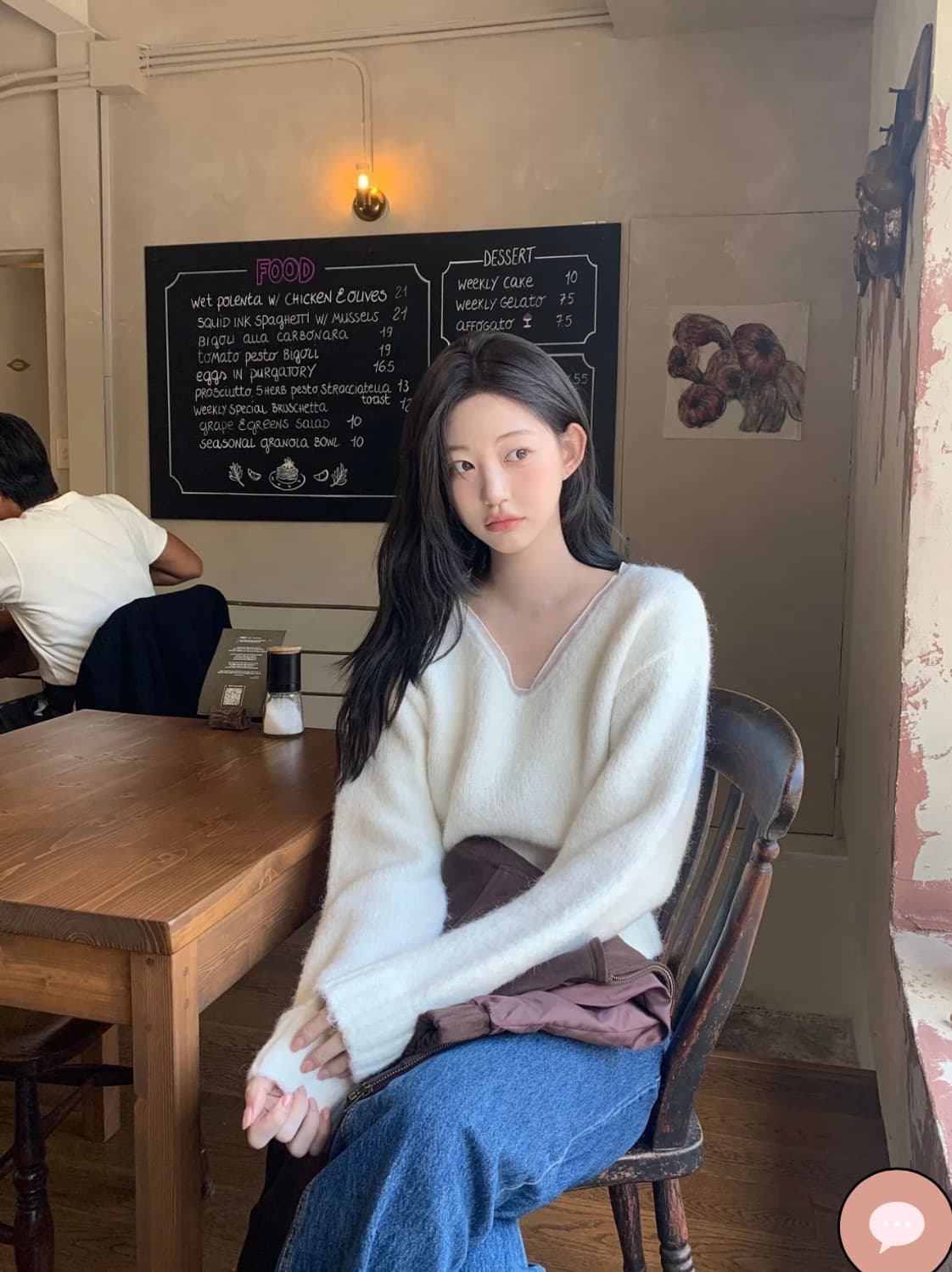 (새상품)제니오 윙스 브이 니트 상품이미지8