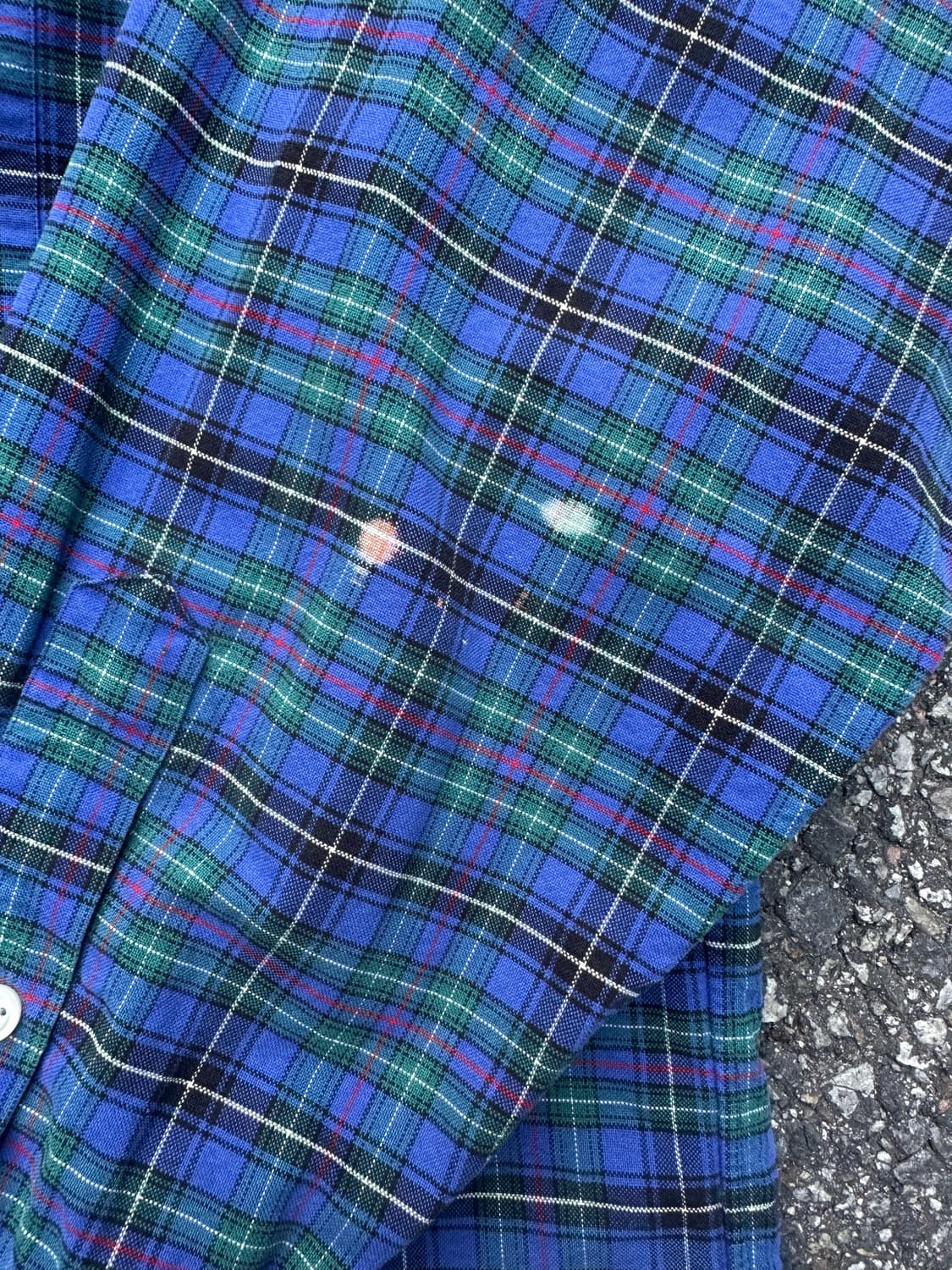 빈티지 90s 폴로 체크 빅셔츠 상품이미지5