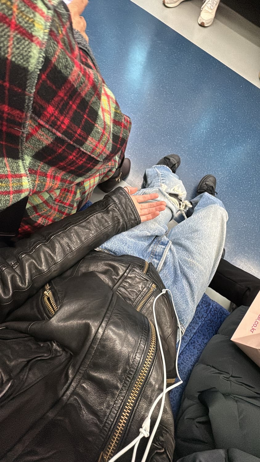 램스킨 레더 가죽 자켓 착샷 포함 상품이미지4