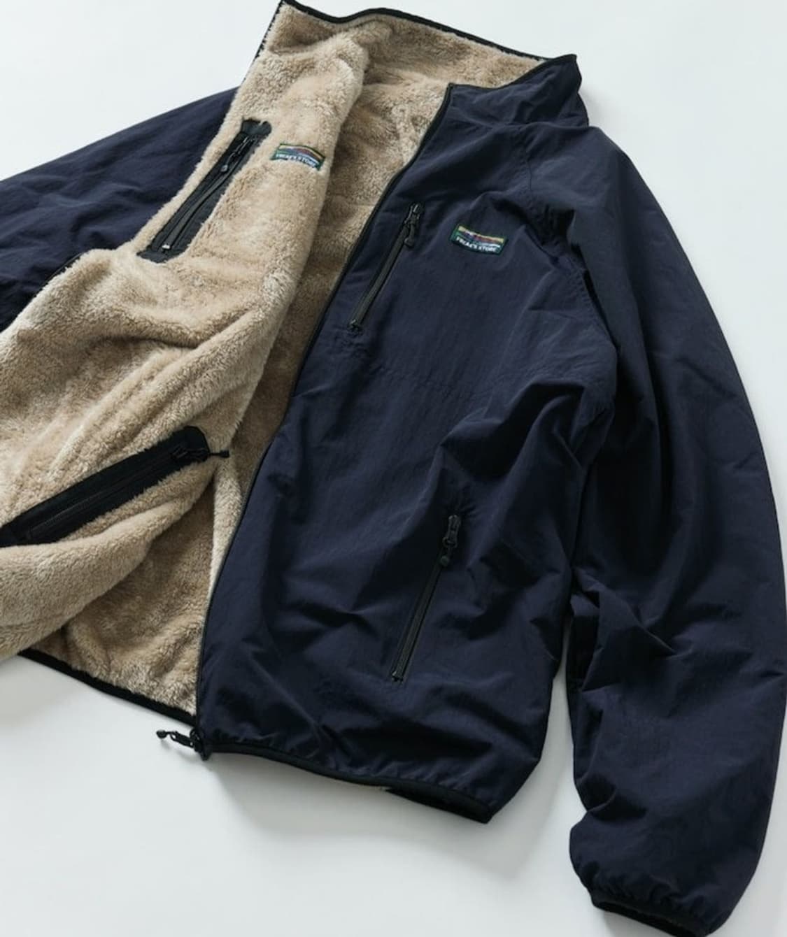 프릭스스토어 리버시블 후리스 블루종 네이비 상품이미지1