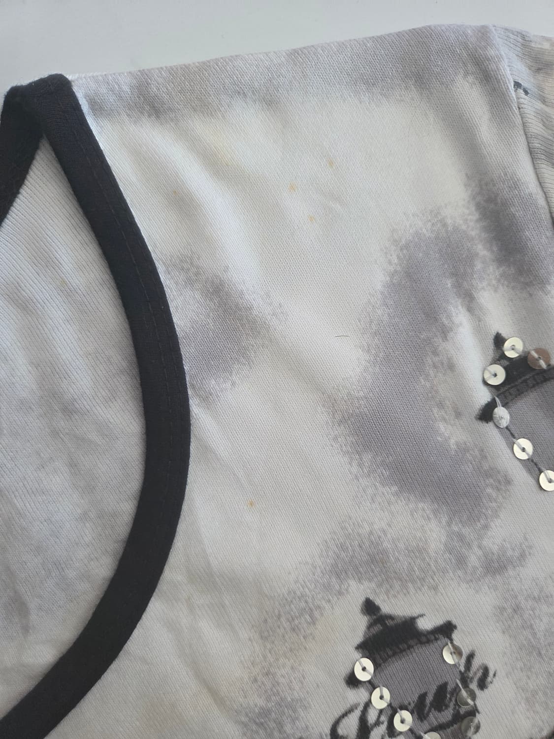 00's 스팽글 y2k t-shirt 상품이미지3