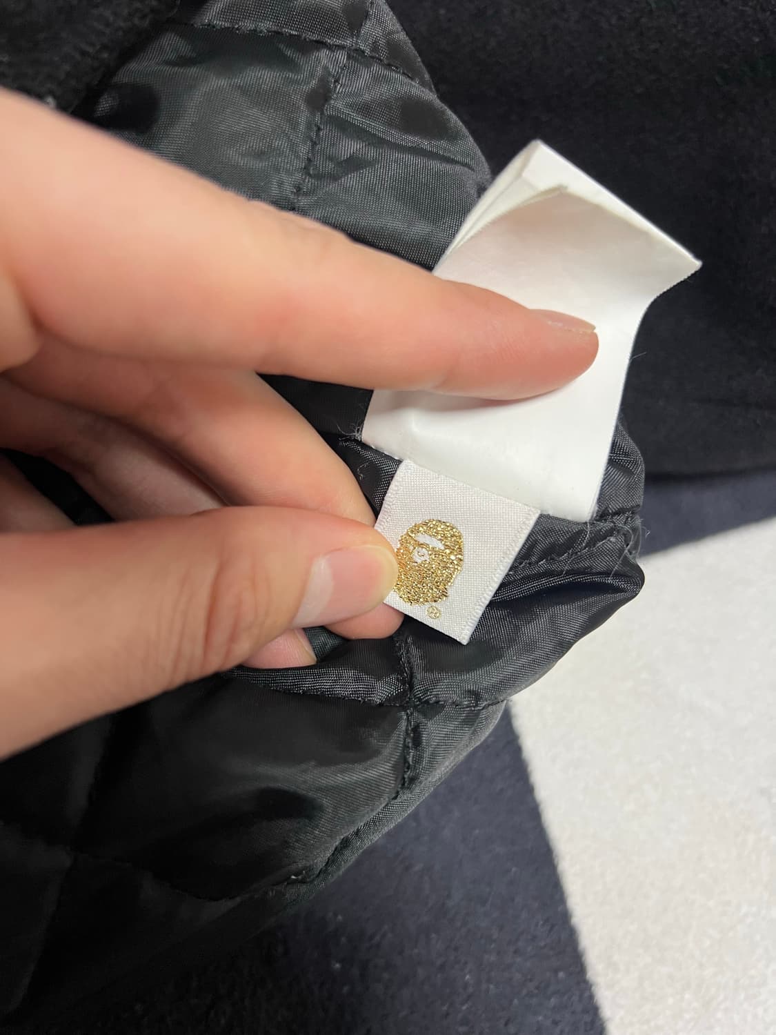 베이프 멜튼 울 샤크 바시티 자켓 상품이미지7