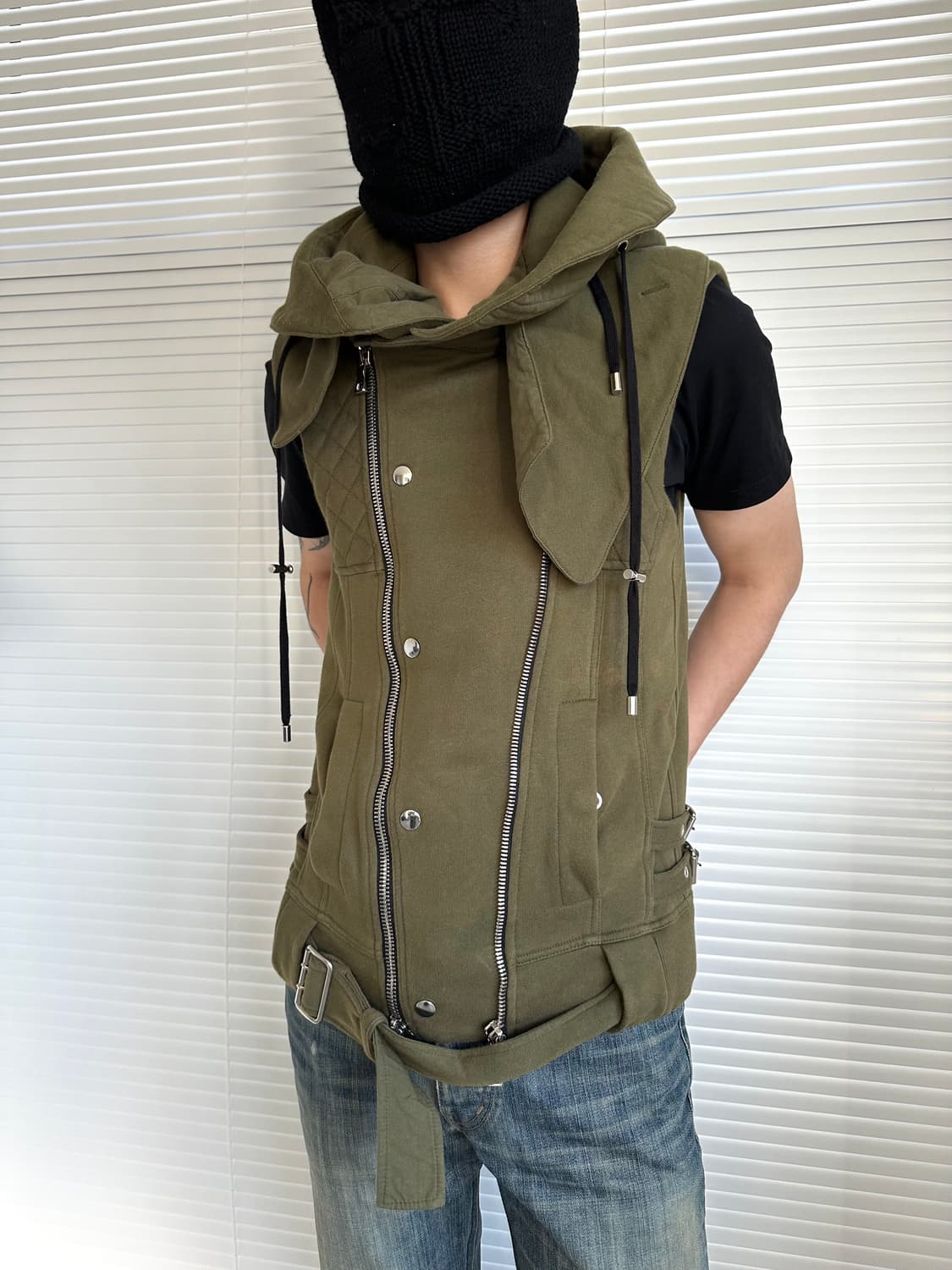 발망 2014 아카이브 나폴레옹 아머 후드 베스트 상품이미지2