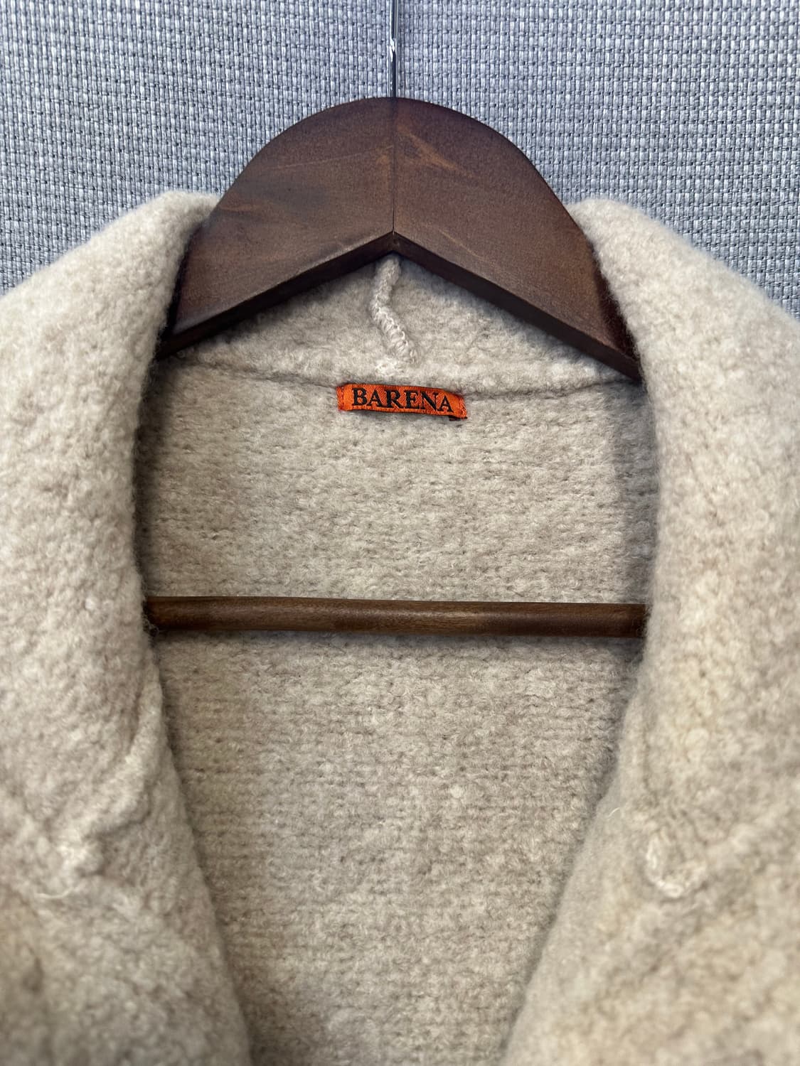 BARENA 바레나 베네치아 울 혼방 후드 가디건 상품이미지3