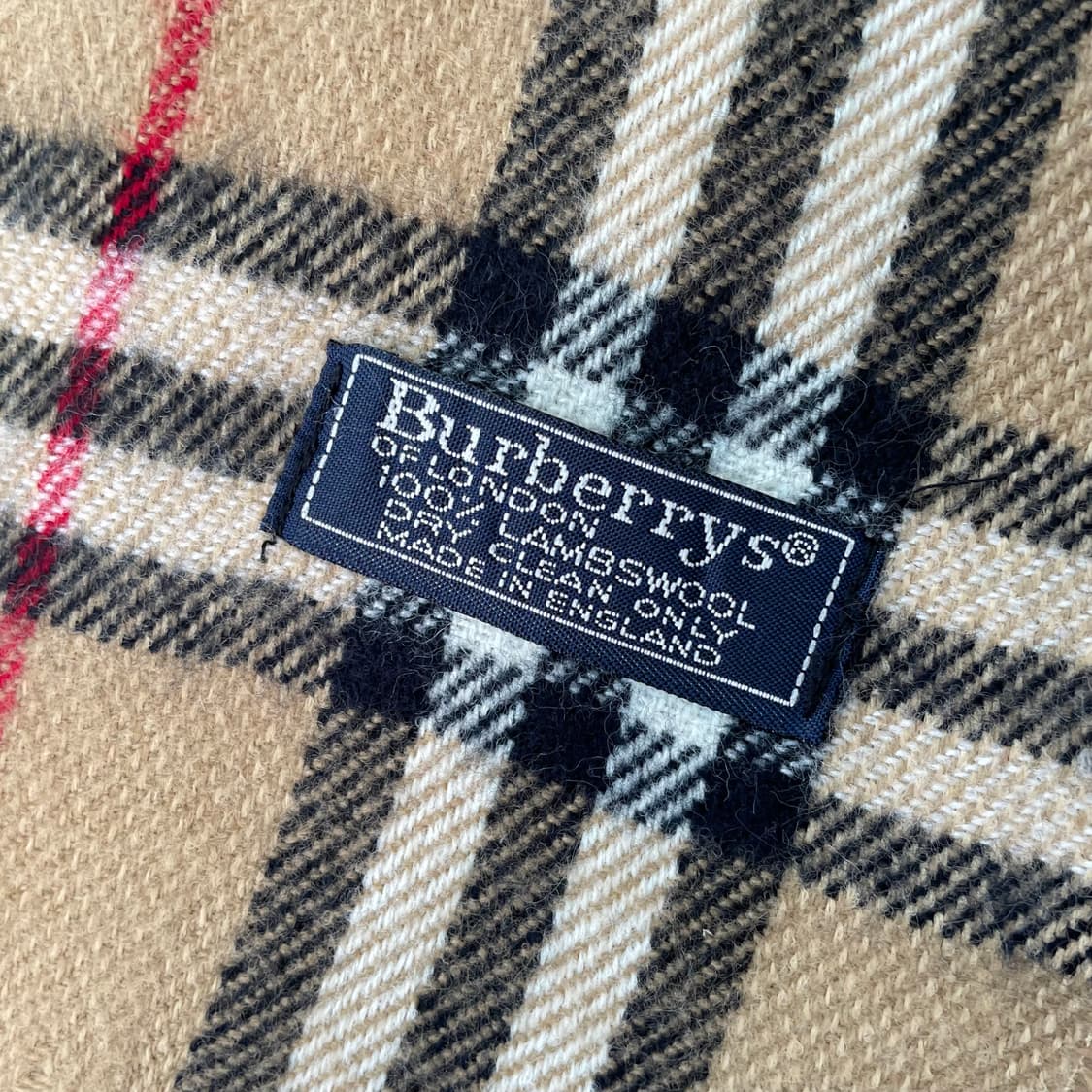 버버리 노바체크 램스울100 머플러 상품이미지3