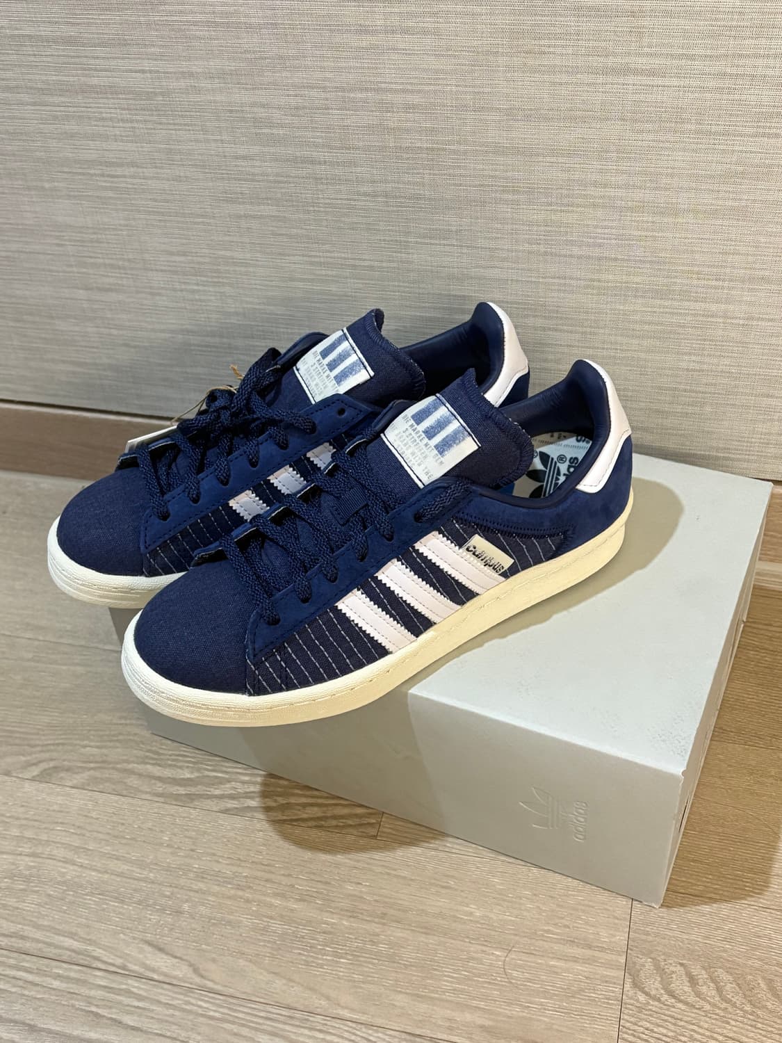 아디다스 빈티지 OG캠퍼스 80s 네이비 스니커즈 운동화 신발 가젤 삼바 상품이미지1