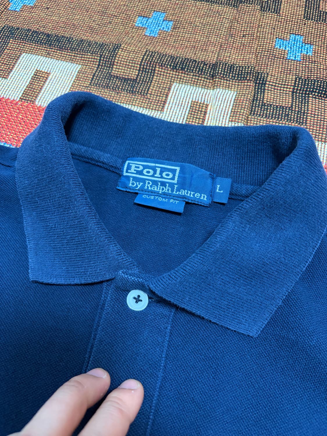 L) 폴로 랄프로렌 빅포니 긴팔 카라티 네이비 치프키프 상품이미지3