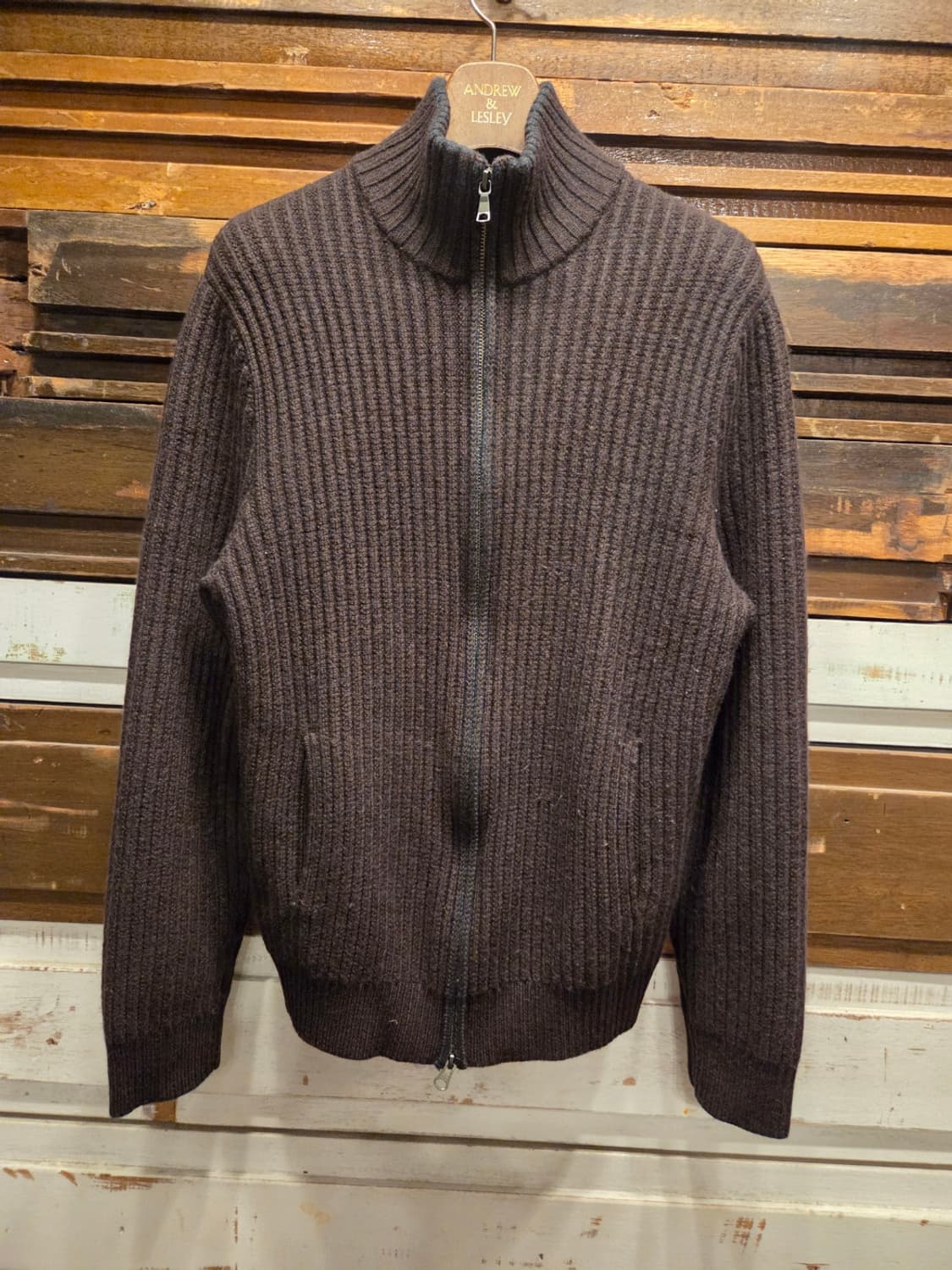 바나나 리퍼블릭 짚업 가디건 상품이미지1