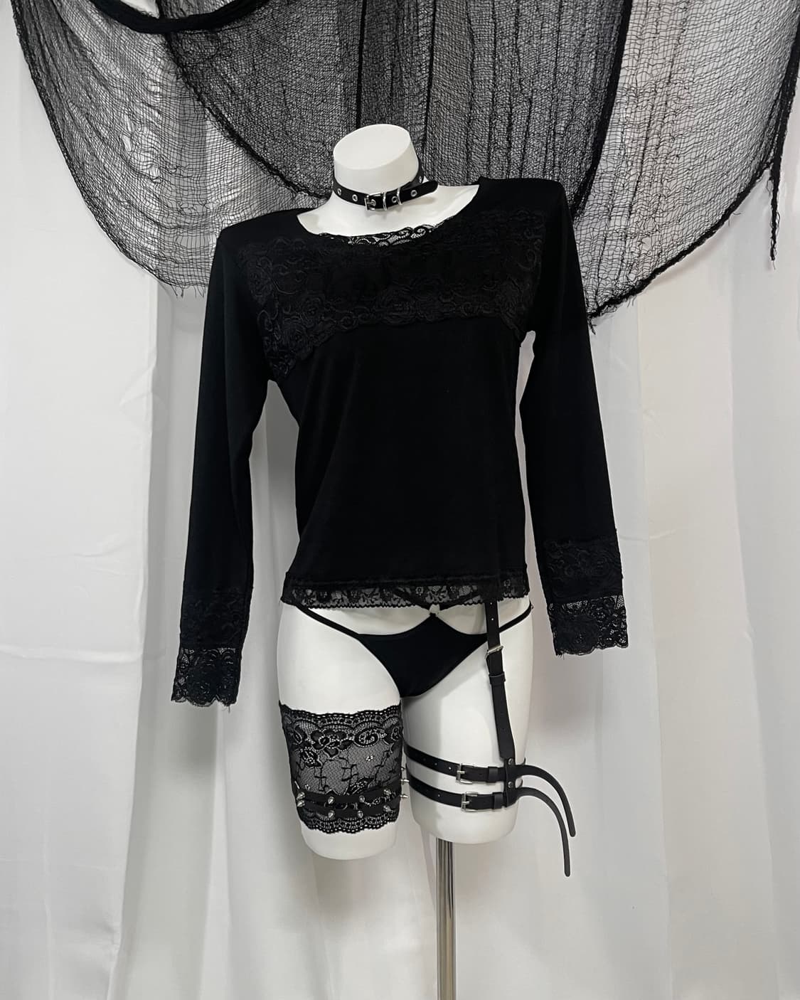 lace t-shirt 상품이미지2